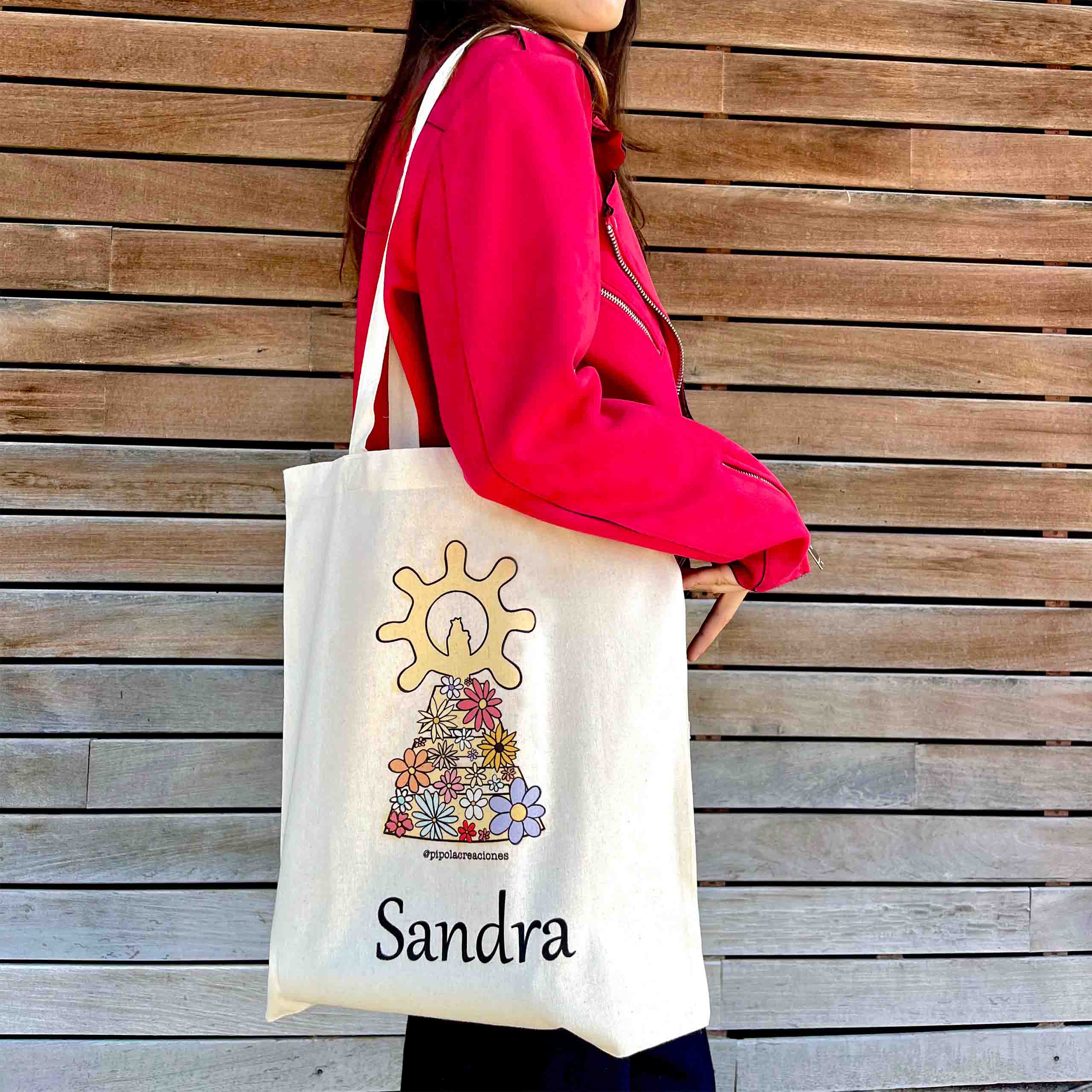 Tote Bag Pipola Floral personalizada